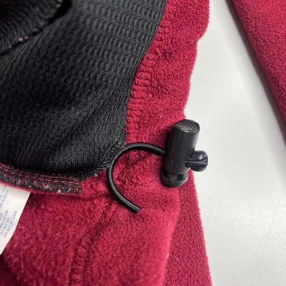 GAP Fleece Quarter Zip Pullover XXL Red Black Trim Warm Soft Casual Outdoor - Picture 2 of 8
